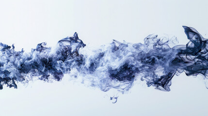 Poster - Creating ethereal abstract smoke art in deep purple and silver studio digital artwork mysterious atmosphere artistic perspective exploring aesthetic visuals for seo impact