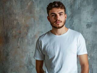 Poster - Man in white T-shirt