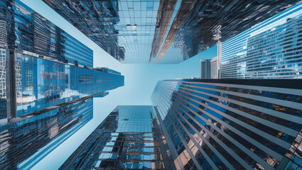 Poster - modern office buildings