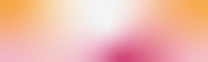 Poster - Digital grainy gradient with colorful soft noise effect. Vintage Grunge Texture Pattern in pink and orange Tones for Artful Wallpaper. Gradient blur, noise, grain, texture abstract background design.	