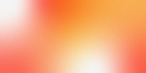 Poster - Abstract pink orange grainy gradient noise texture effect. Beautiful colored abstract texture background. Textured with rough grain, and bright spots. Empty space grunge banner poster backdrop bg.	