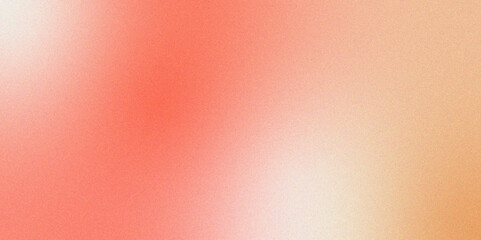 Poster - Abstract pink orange grainy gradient noise texture effect. Beautiful colored abstract texture background. Textured with rough grain, and bright spots. Empty space grunge banner poster backdrop bg.	
