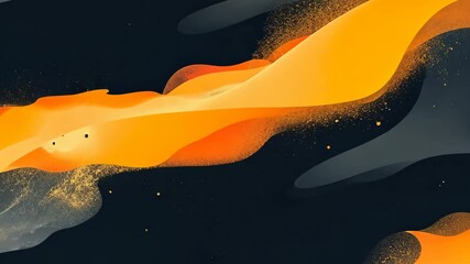 Wall Mural - abstract wave design with flowing curves and light texture