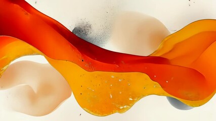 Wall Mural - abstract wave design with flowing curves and light texture