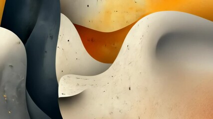 Wall Mural - abstract wave design with flowing curves and light texture
