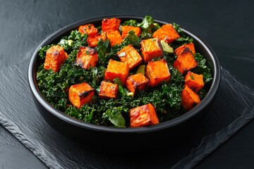 Sticker - Cooked vegetables on table