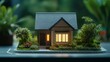 © てんぷら - 小さな家の模型