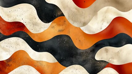 Wall Mural - abstract wave design with flowing curves and light texture