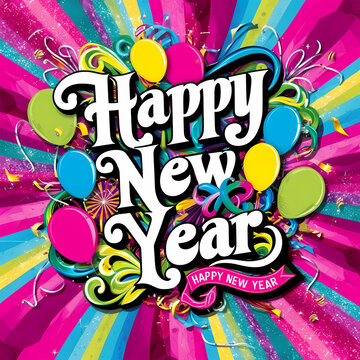 Simple new year background
