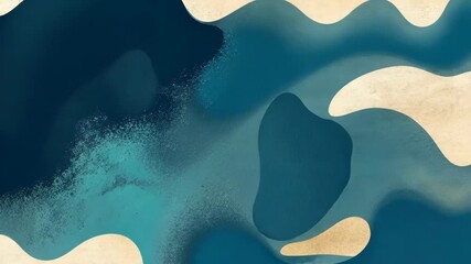 Wall Mural - abstract wave design with flowing curves and light texture
