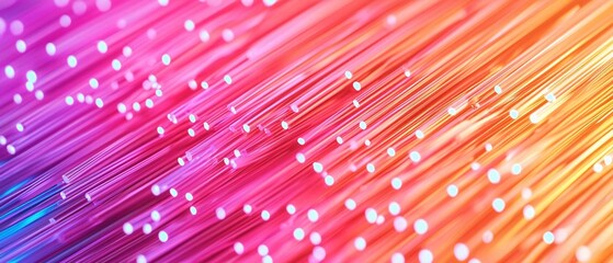 Poster - Colorful abstract background with vibrant light streaks, representing innovation and digital connections.
