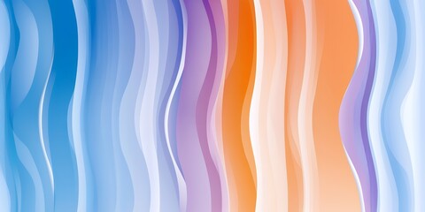 Wall Mural - abstract background with pastel colors and wavy lines. perfect for website banners or graphic design