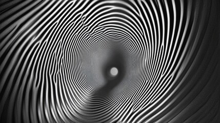 Aufkleber - Abstract Spiral Patterns in Monochrome Artistic Design