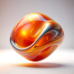 Sticker - abstract 3d sphere