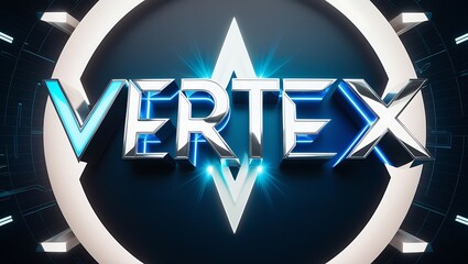 Poster - Futuristic 3D text 