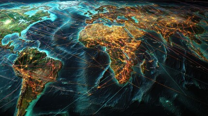 Poster - Global Connectivity Network Visualization