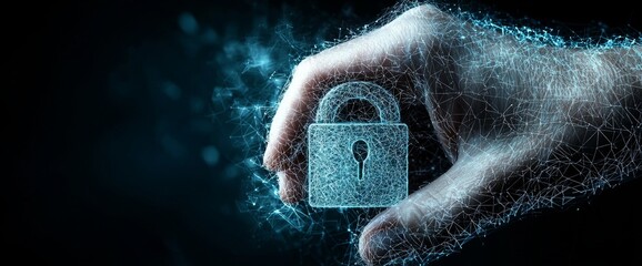 Aufkleber - A businessman's hand touching Cyber Security Business technology, Antivirus Alert Protection Security, and Cyber Security Firewall, focusing on cybersecurity and information technology.