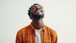 © WS Studio 1985 - Happy Dark-Skinned Male Smiling in Horizontal Shot with Bright Background