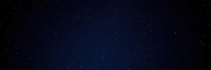 Wall Mural - night sky with stars sparkling on a dark blue background, nocturnal sky, deep space