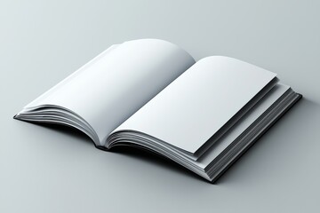 Poster - No. 1: 3D illustration mockup of a US Letter magazine or brochure.