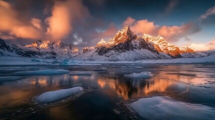 Arctic Wildlife Photography Filters: Glacier Landscape Contrast Boosted Brilliance 