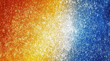 Wall Mural - abstract colorful liquid mesh gradient background. grainy texture orange, blue, and cream colored bl