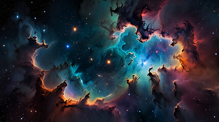 Wall Mural - pace background, the universe, nebula and galaxies, space background, the universe and space