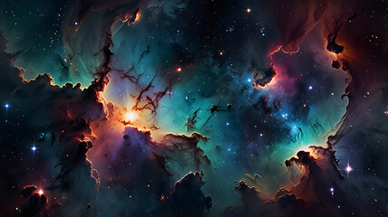Wall Mural - pace background, the universe, nebula and galaxies, space background, the universe and space