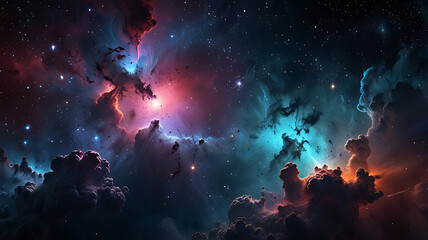 Wall Mural - pace background, the universe, nebula and galaxies, space background, the universe and space