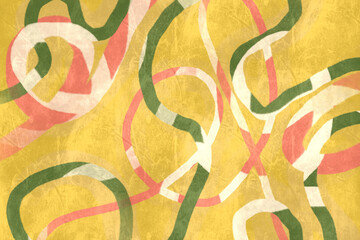 Vibrant Abstract Pattern with Swirling Pastel Colors