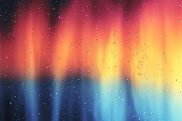 Aufkleber - Abstract stained smeared glass filter with rainbow leak effect on distressed film. Abstract grunge weathered with noise, scratches, and prism lens flare.
