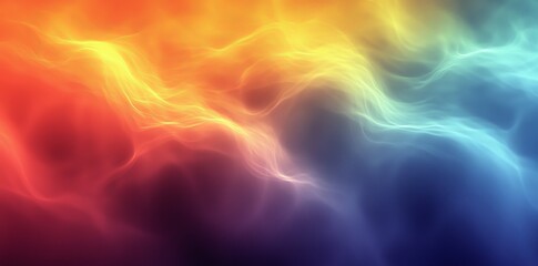 Poster - poster banner with abstract yellow gold gradient blurred background grainy noise texture