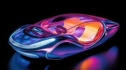 Poster - Imagine a car from the future with an avatar-inspired design.