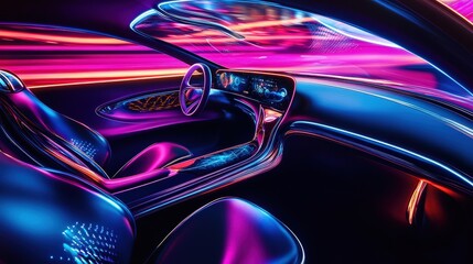 Poster - Imagine a car from the future with an avatar-inspired design.