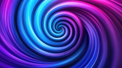 Fototapete - A mesmerizing blend of swirling colors in shades of blue and purple, creating a dynamic abstract background that evokes a sense of movement and depth