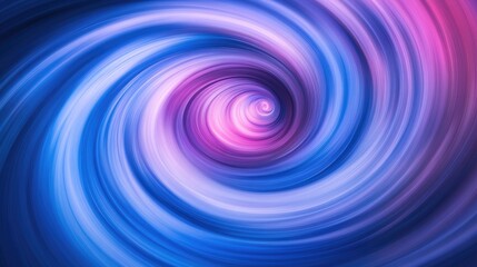 Fototapete - A mesmerizing blend of swirling colors in shades of blue and purple, creating a dynamic abstract background that evokes a sense of movement and depth