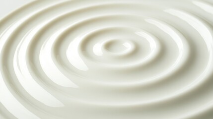 Poster - Concentric circles in various shades, layered to form a ripple-like pattern on a smooth white surface, symbolizing movement and energy