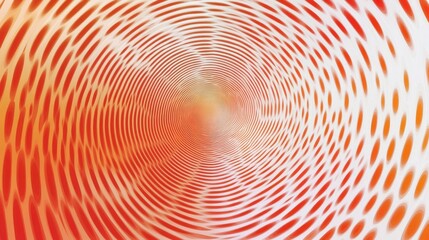 Poster - Concentric circles in warm gradient hues, radiating from the center and fading outward, forming a soothing, ripple-like graphic effect
