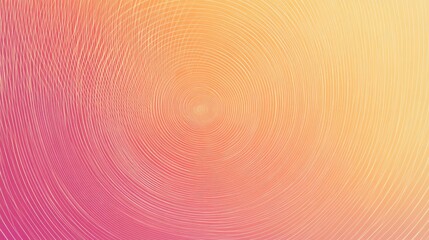 Poster - Concentric circles in warm gradient hues, radiating from the center and fading outward, forming a soothing, ripple-like graphic effect