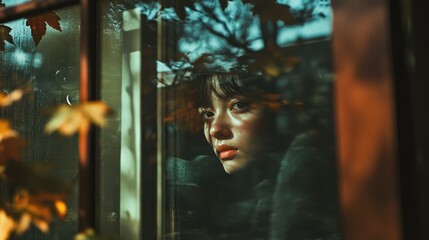 Poster - Reflecting by the Window