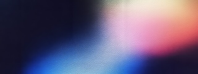 Poster - A colorful banner with a grainy texture, showcasing a gradient of pink, purple, magenta, and blue.