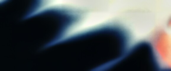 Fototapete - A dark blue, pink, and black abstract background with a grainy texture, featuring a glowing, vibrant color gradient shape, perfect for noise texture posters, headers, banners, wallpapers, and cover