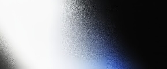 A grainy texture gradient web header banner design with an abstract background in dark blue, green, white, teal, and black, featuring copy space.