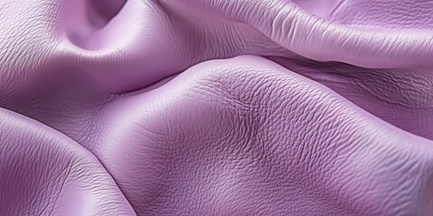 Poster - Close up of lilac leather texture, showcasing the unique patterns and softness of lilac leather. This lilac leather texture highlights the beauty and versatility found in lilac leather materials.