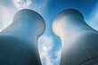 © Rawlight Collective - Cooling Towers Against a Dramatic Sky: Industrial Architecture and Energy Production in Modern Power Facilities