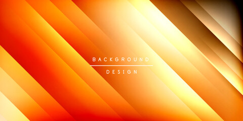 Poster - Bright lines background. Gradient geometric template wallpaper