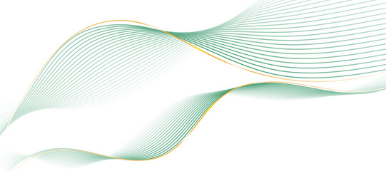 Poster - Abstract green background, modern Vector design