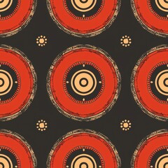 Poster - Seamless Minimal Grumichama Pattern for Fabric Design and Textile Applications