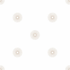 Aufkleber - Graphic Vintage Star Seamless Pattern background. Minimalist Wrapping Paper Print, Boho Style Wallpaper Decoration Design. Line Ray Starry Textile fabric Swatch.