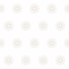 Aufkleber - Graphic Vintage Star Seamless Pattern background. Minimalist Wrapping Paper Print, Boho Style Wallpaper Decoration Design. Line Ray Starry Textile fabric Swatch.
